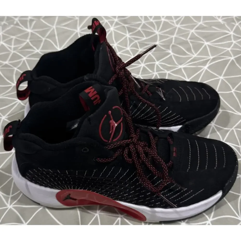 Nike Jordan Jumpman 2021 CQ4021-006 Black Red Basketball Shoes 7.5